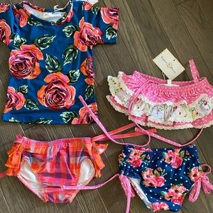 Set of 2 Oopsie Daisy Swimsuits